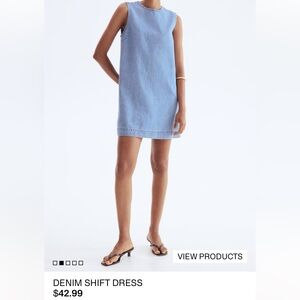 H&M Denim Mini Dress - never worn!